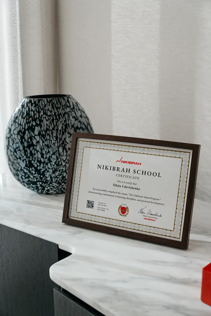 Abschlusszertifikat - Timeline step 4